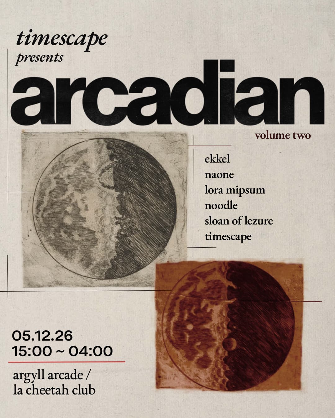 Timescape presents 'Arcadian' Volume Two