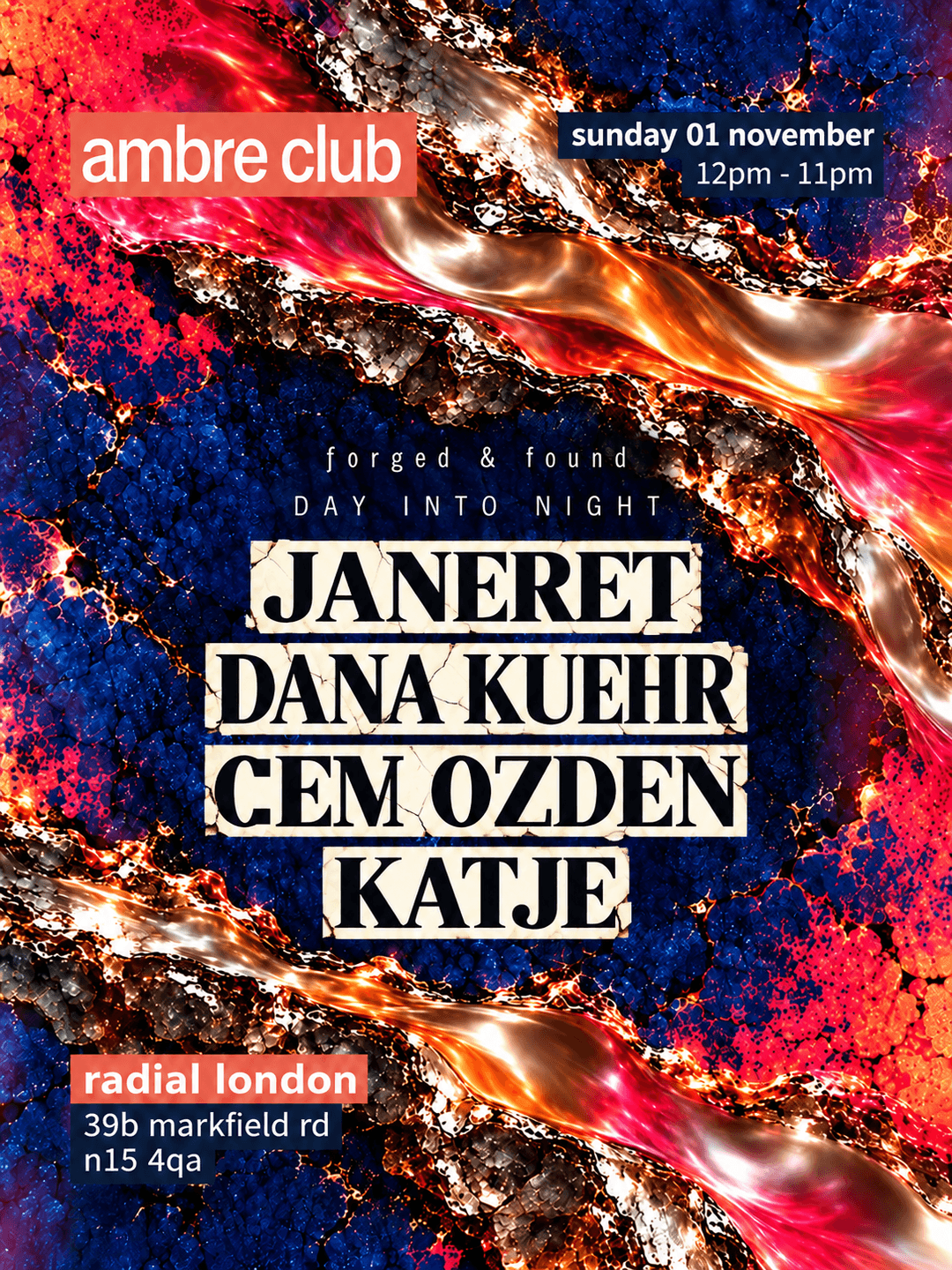 ambre club presents: Janeret, Dana Kuehr, Cem Ozden & katje