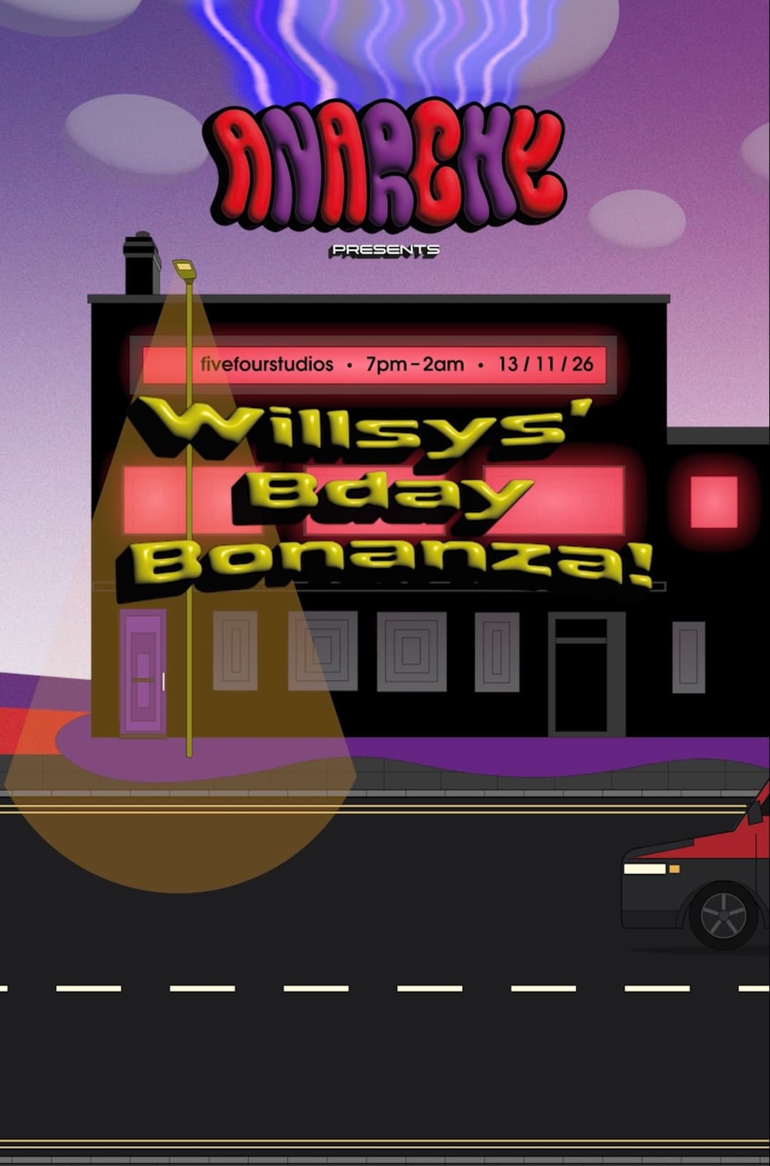 ANARCHY PRESENTS... Willsy's Birthday Bonanza