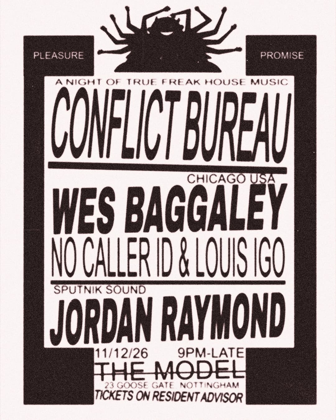 Pleasure Promise Records presents: CONFLICT BUREAU