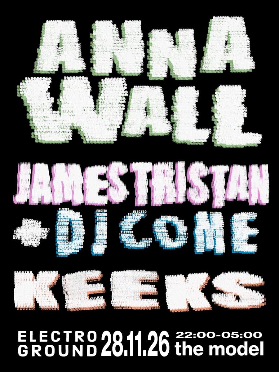 Electroground - Anna Wall, James Tristan, dj come & Keeks
