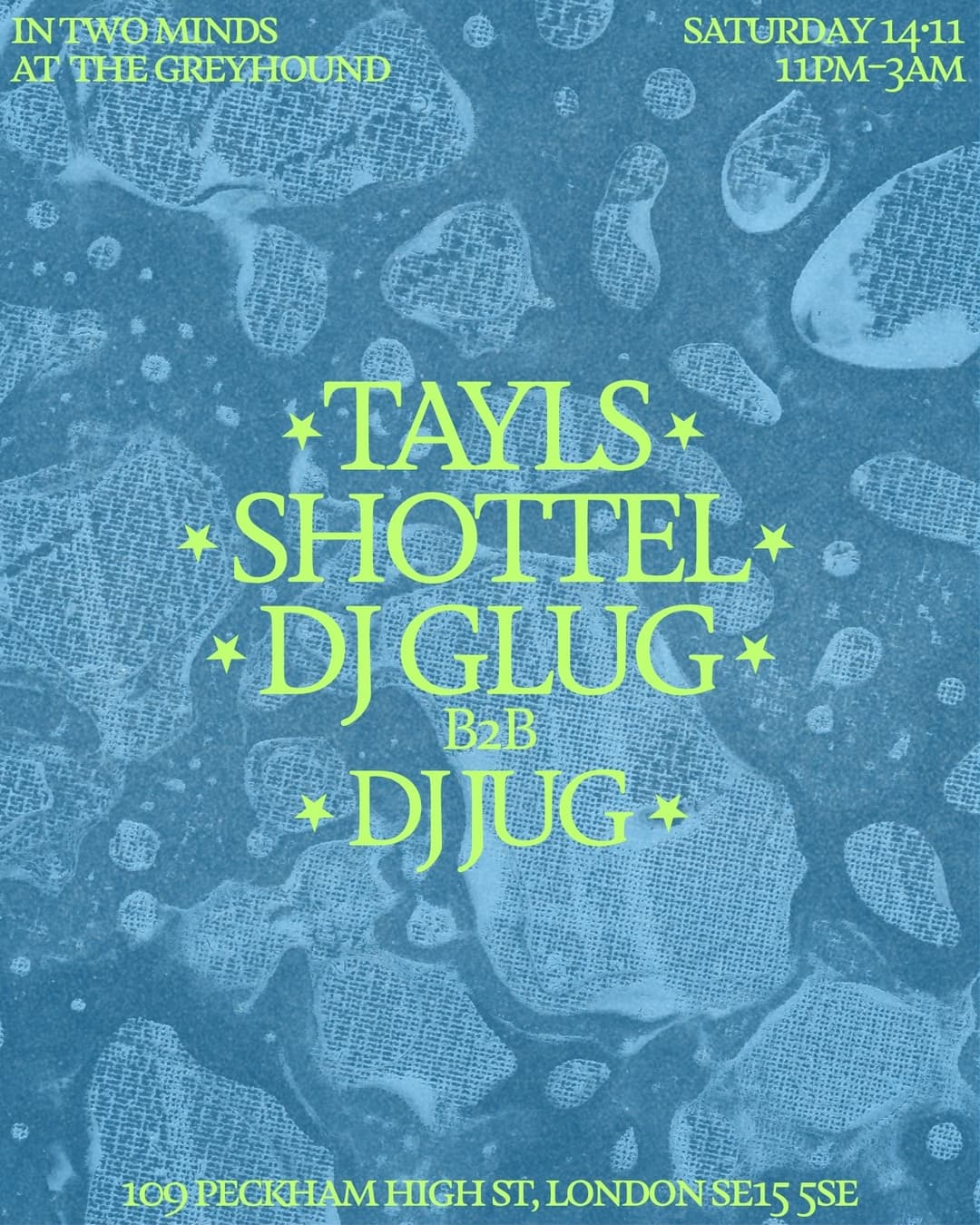 in two minds 002 • Tayls, Shottel, DJ Glug b2b DJ Jug