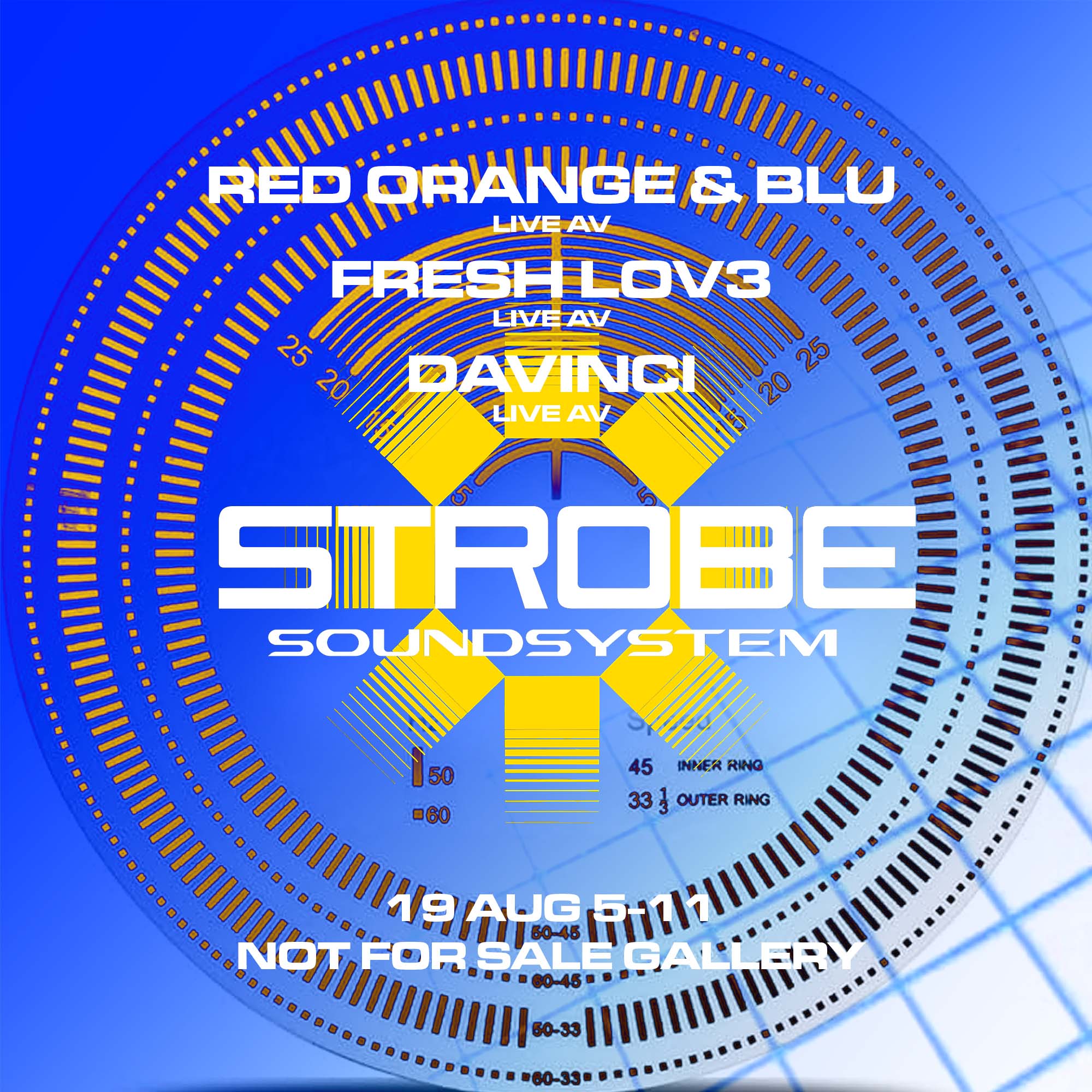 Strobe Soundsystem presents: Red Orange & Blu Premiere Live AV, Fresh Lov3, Vanx303