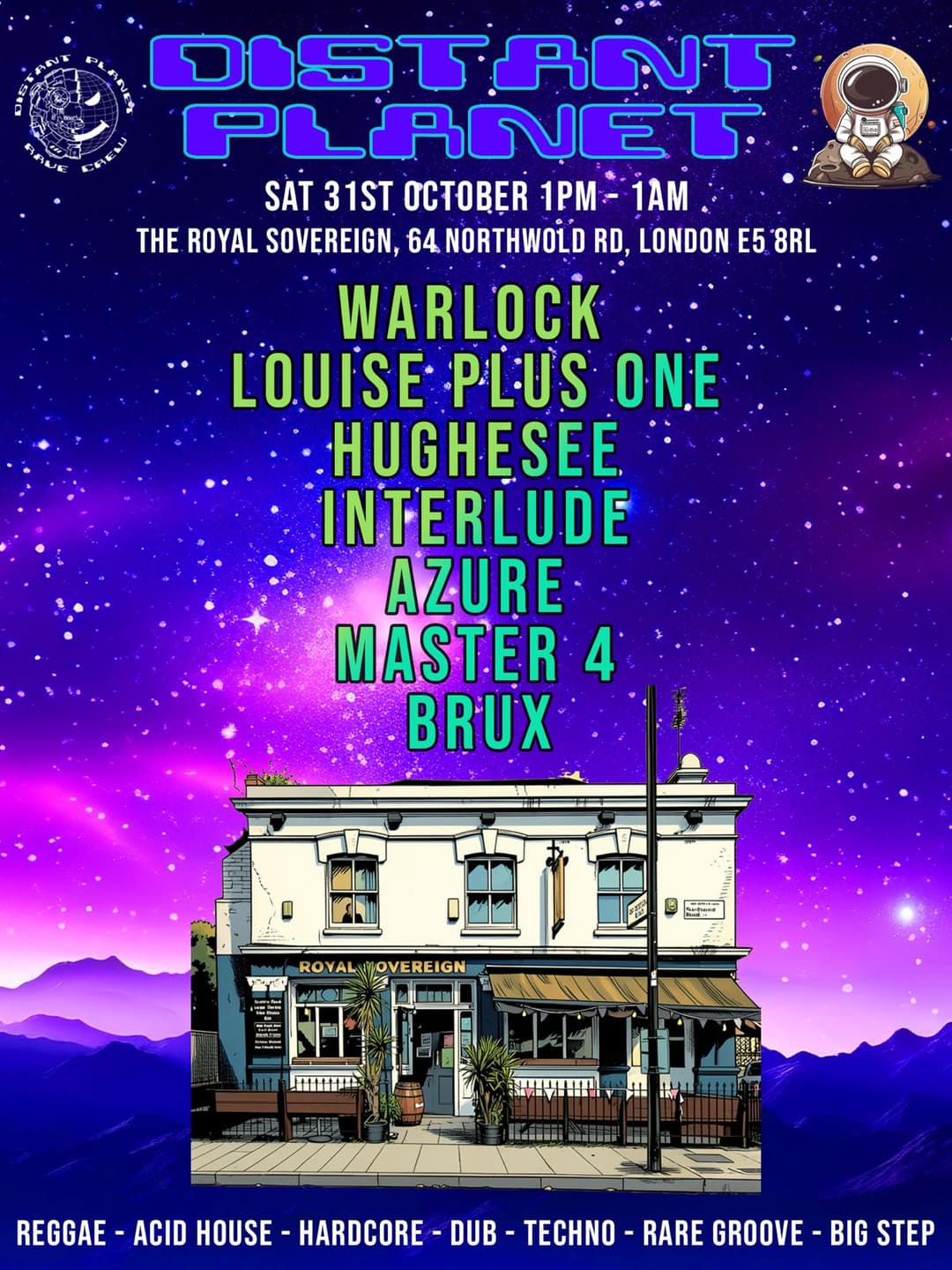 Distant Planet - All-Dayer - Free entry