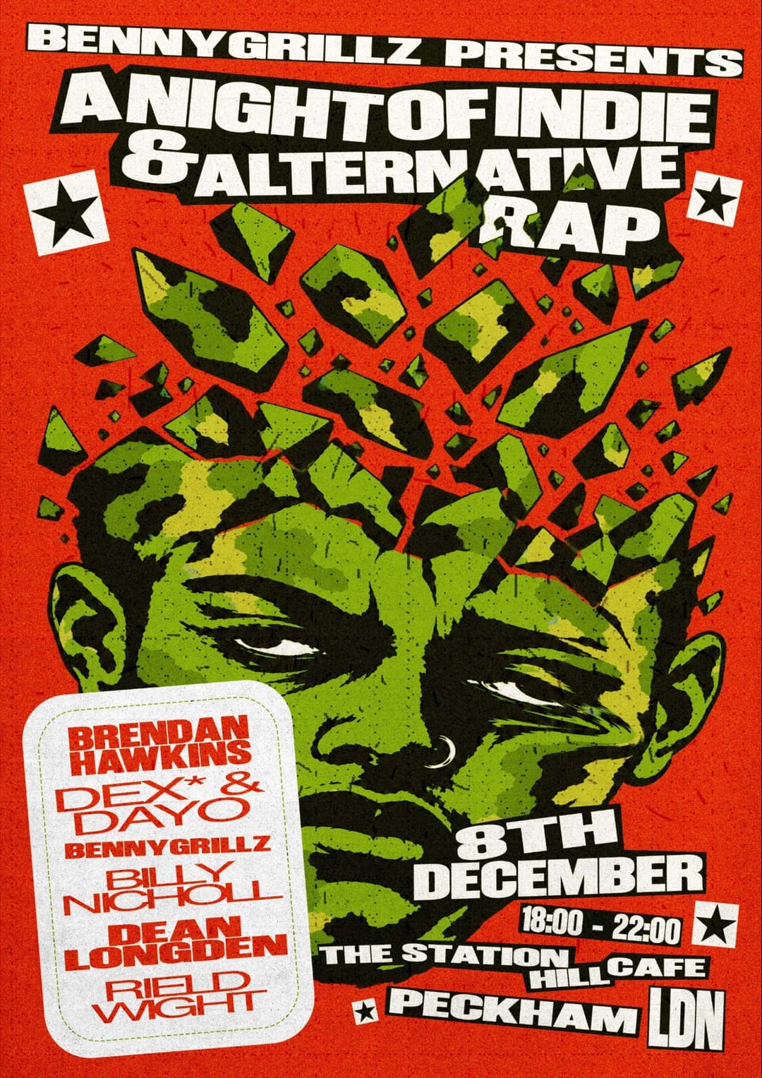 BENNYGRILLZ PRESENTS A NIGHT OF INDIE & ALTERNATIVE RAP