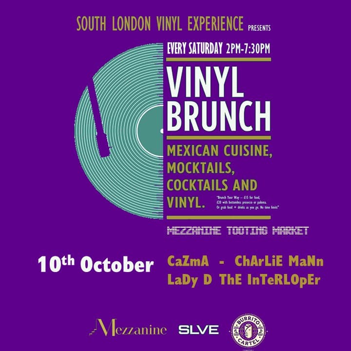 Upcoming event poster at Mezzanine - Tooting