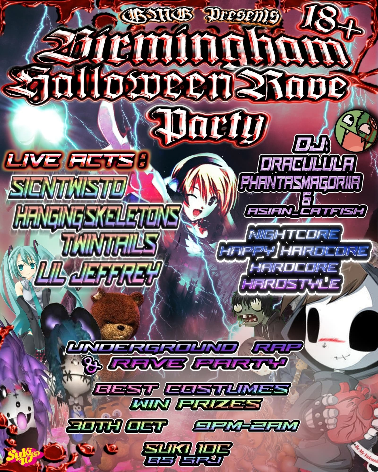 Birmingham Halloween Rave Party