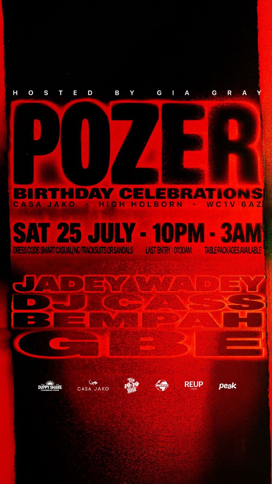 POZERS BIRTHDAY CELEBRATION