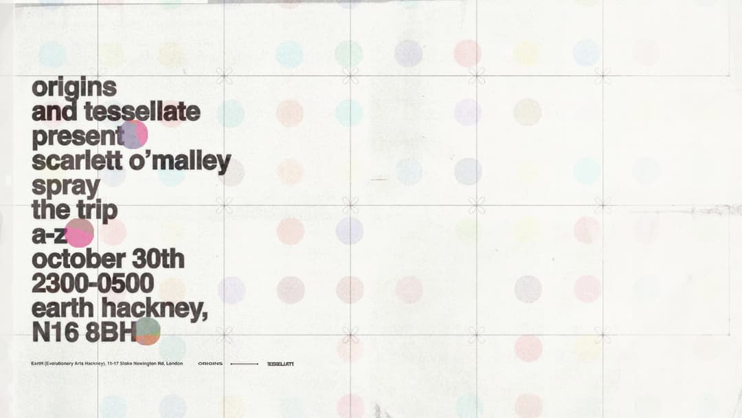 Tessellate x Origins: The Trip, Spray & Scarlett O'Malley