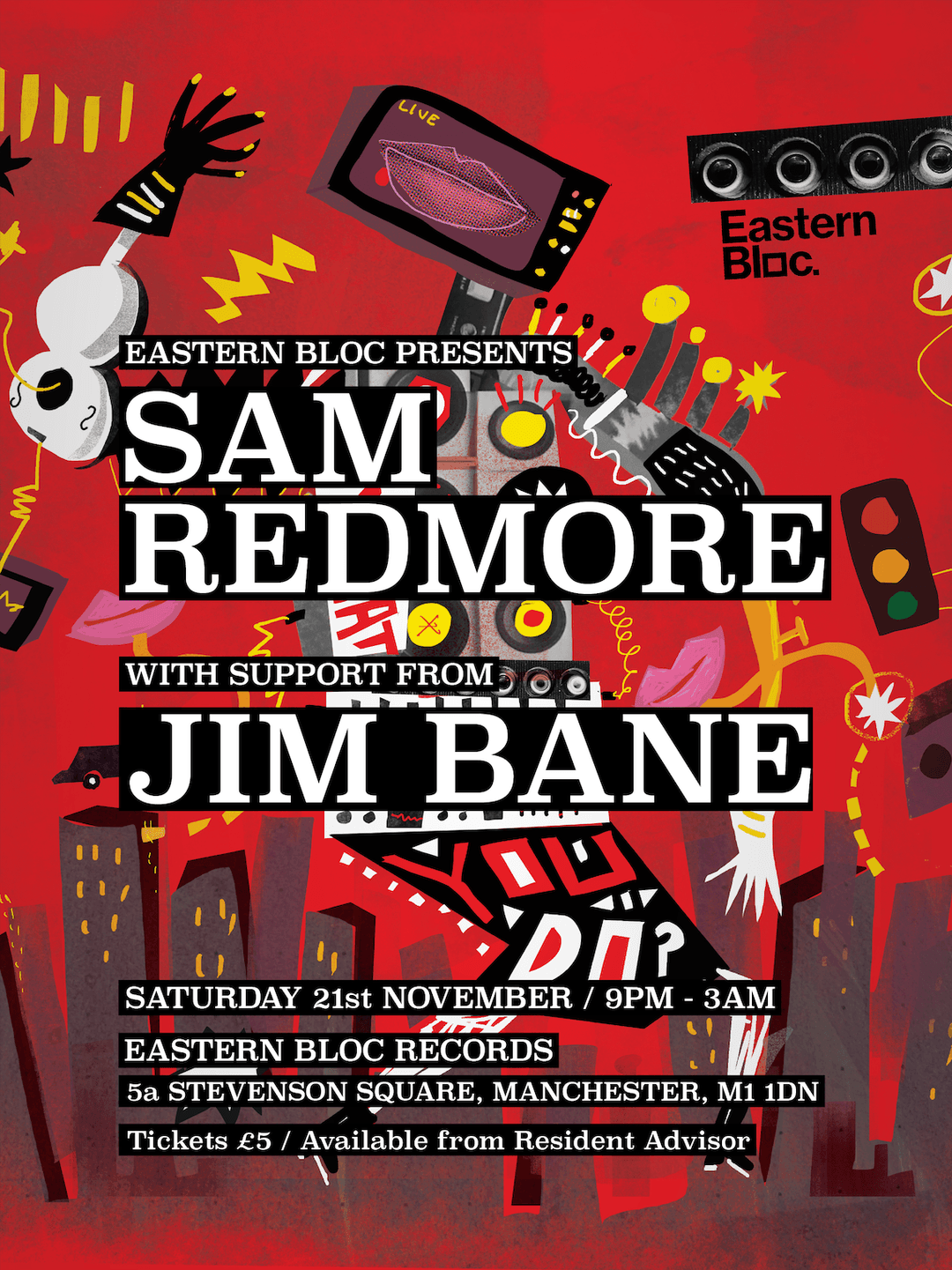 eastern bloc presents Sam Redmore