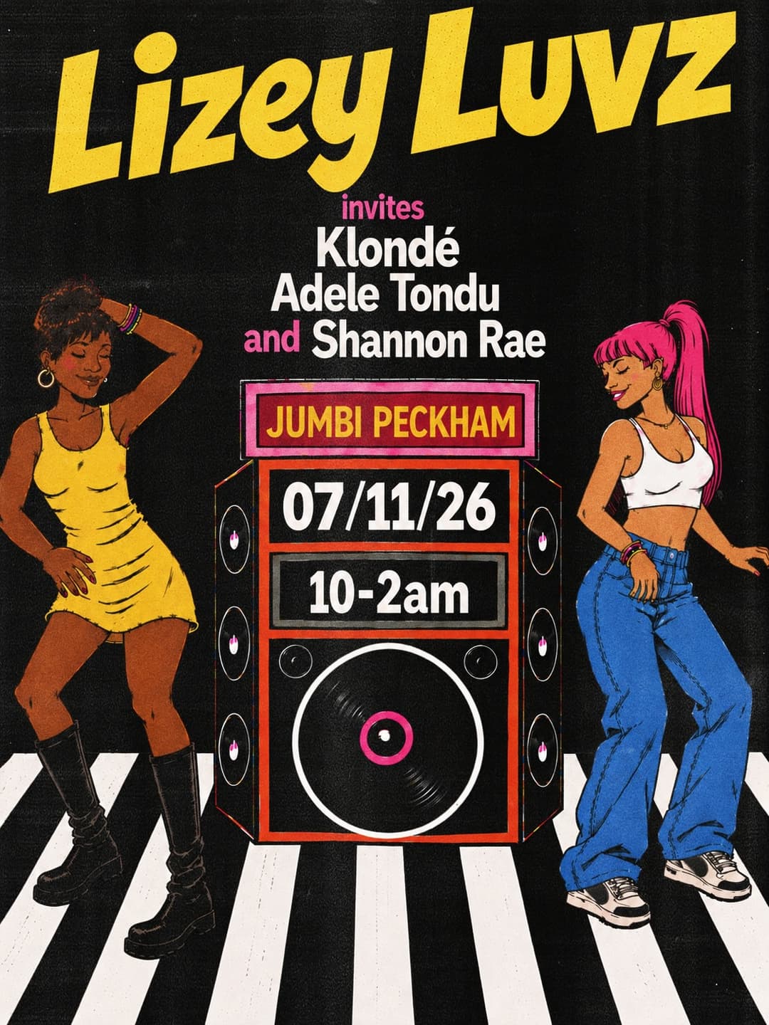 Upcoming event poster at Jumbi