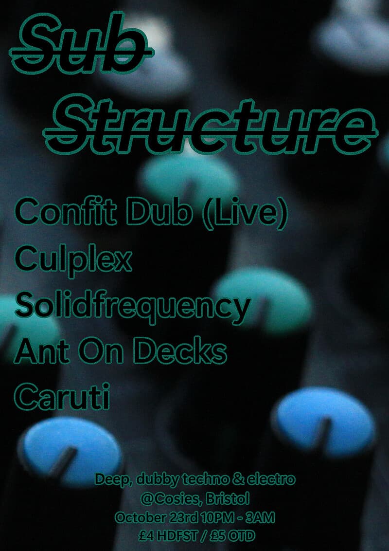 Sub_structure w/ Confit Dub (Live), Caruti and Culplex