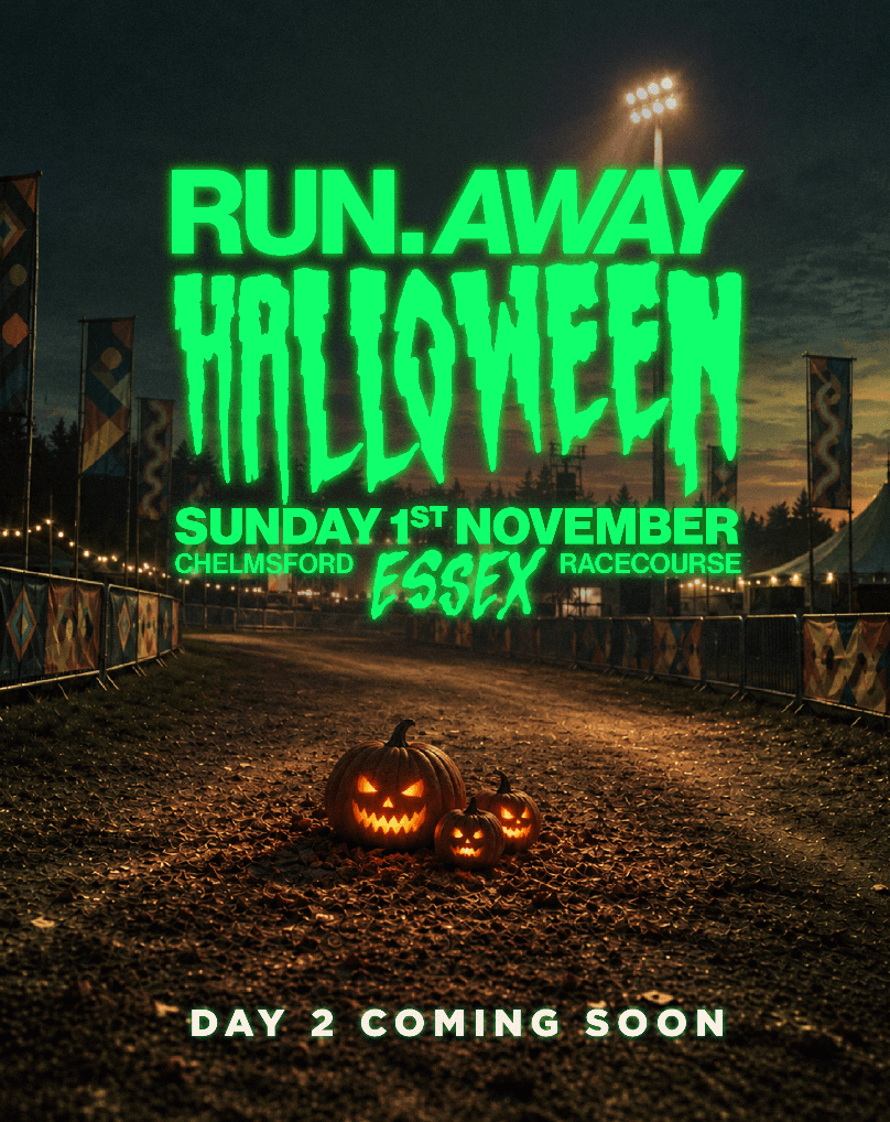 Run Away Festival Halloween - Day 2 - Sun 1 Nov at Chelmsford Racecourse Essex