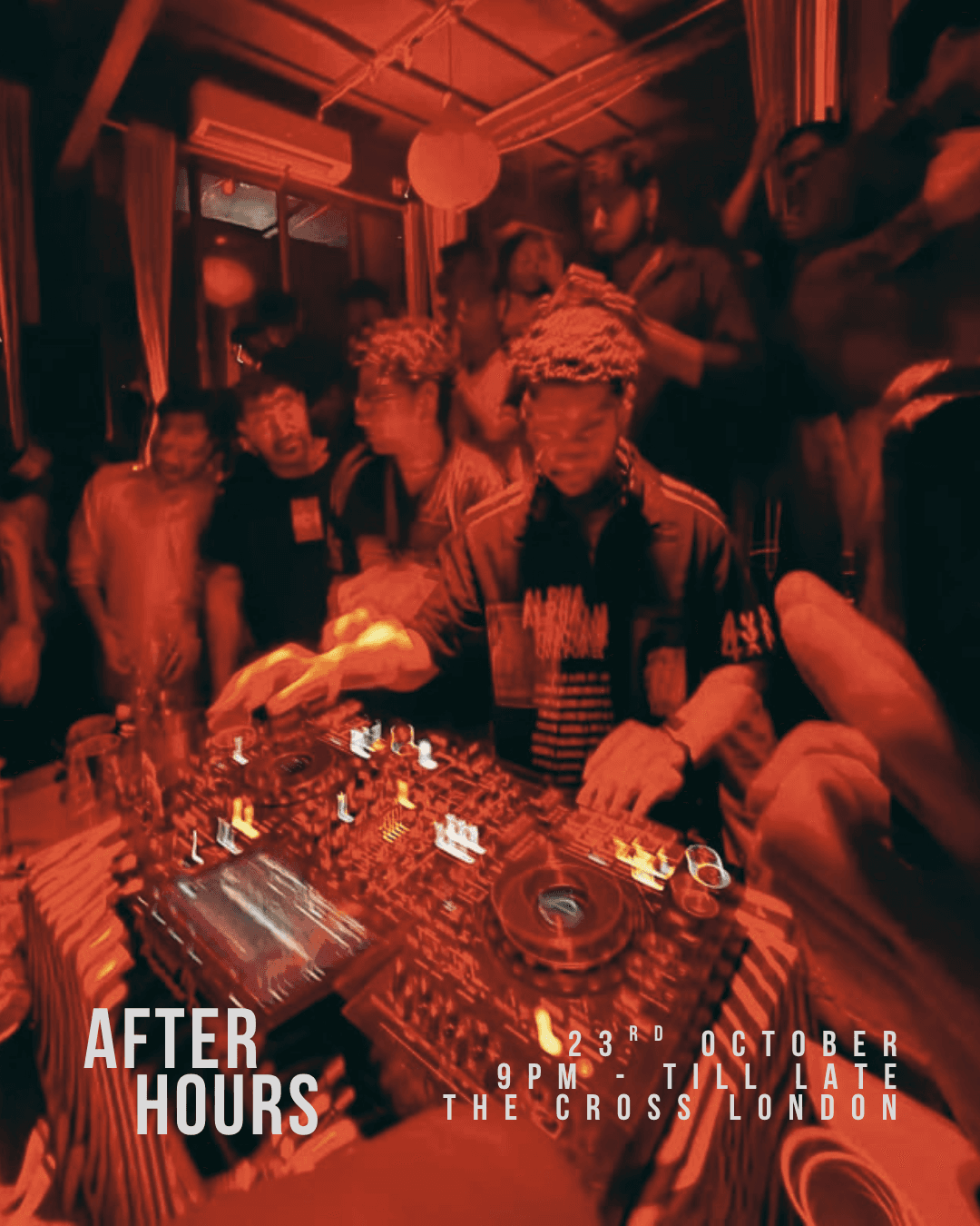 Upcoming event poster at The Cross London