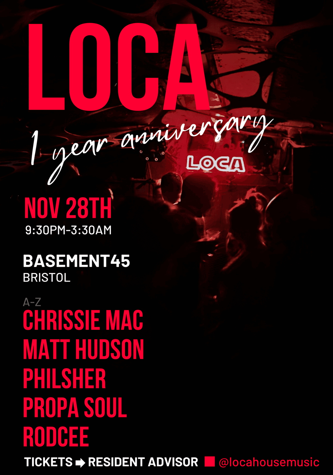 LOCA HOUSE MUSIC 1 YEAR ANNIVERSARY