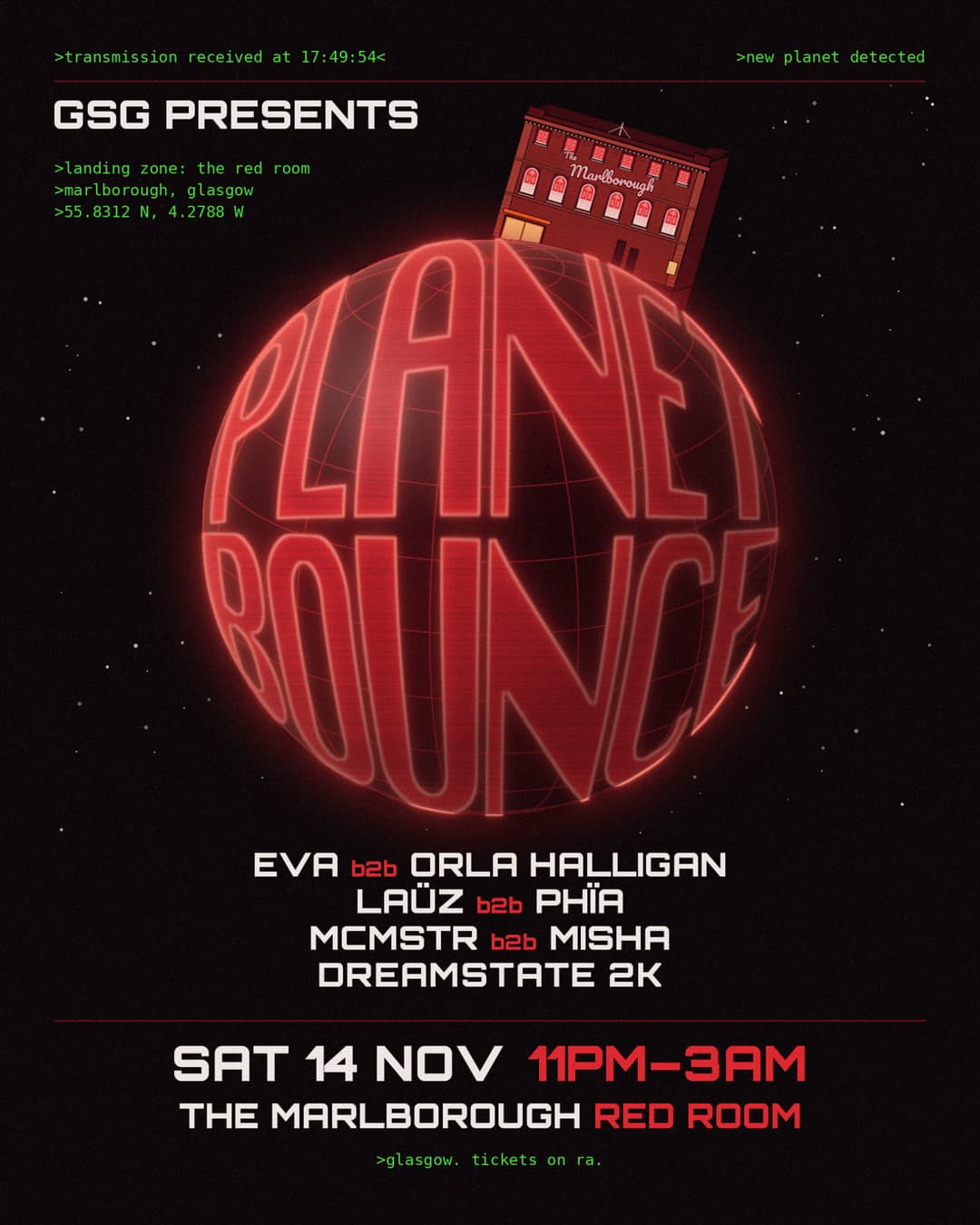 GSG presents: Planet Bounce