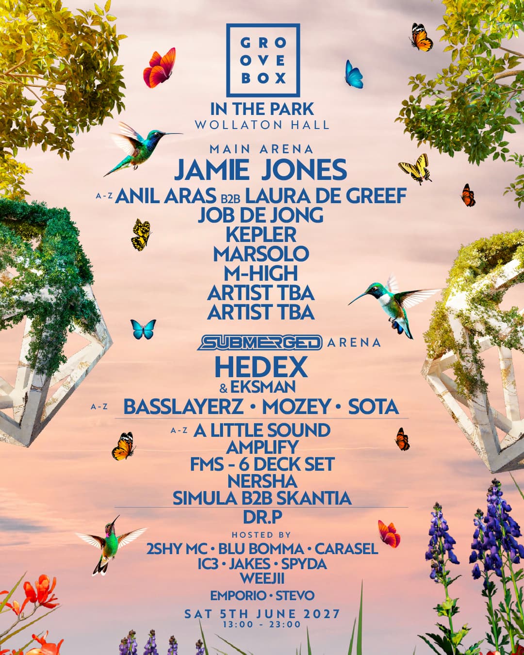 Upcoming event poster at Wollaton Hall Park