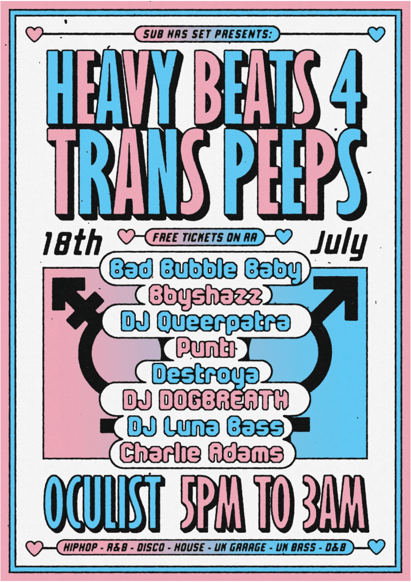 TRANS PRIDE: HEAVY BEATS 4 TRANS PEEPS