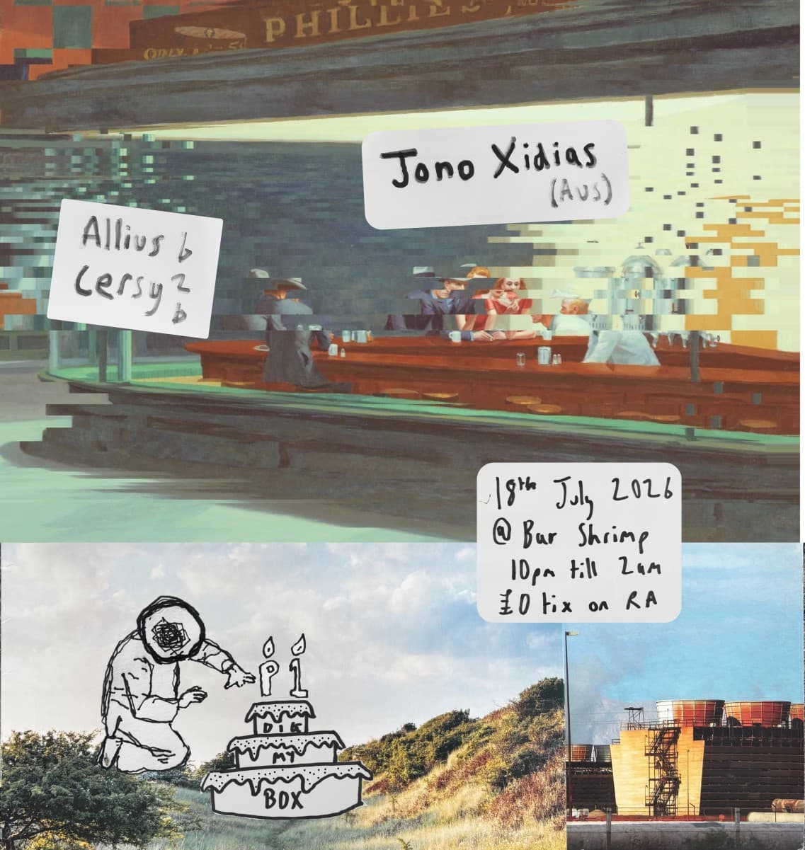 DIG MY BOX 2nd Bday Pt 1 - Jono Xidias and Cersy b2b Allius