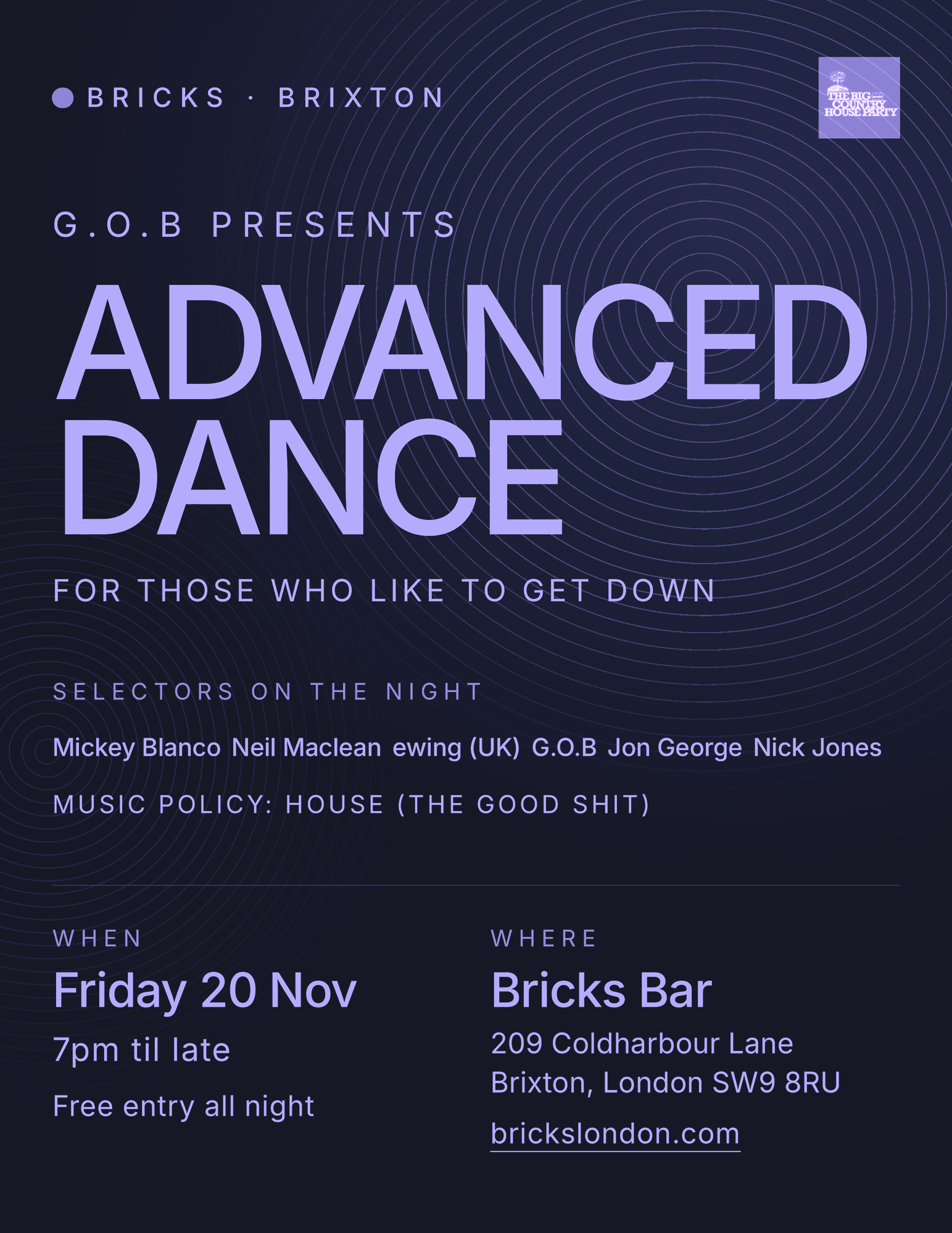 ADVANCED DANCE