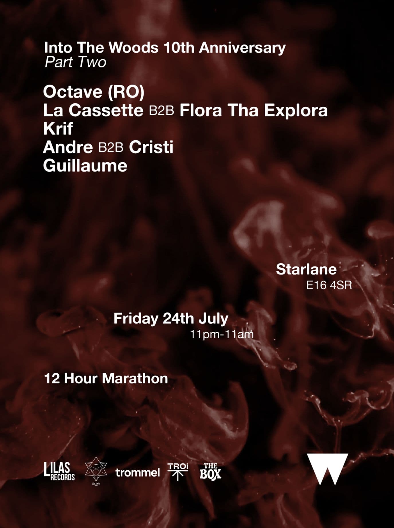 INTO THE WOODS 10TH ANNIVERSARY PART 2 - OCTAVE (RO), LA CASSETTE, FLORA THA EXPLORA (12 HOUR)