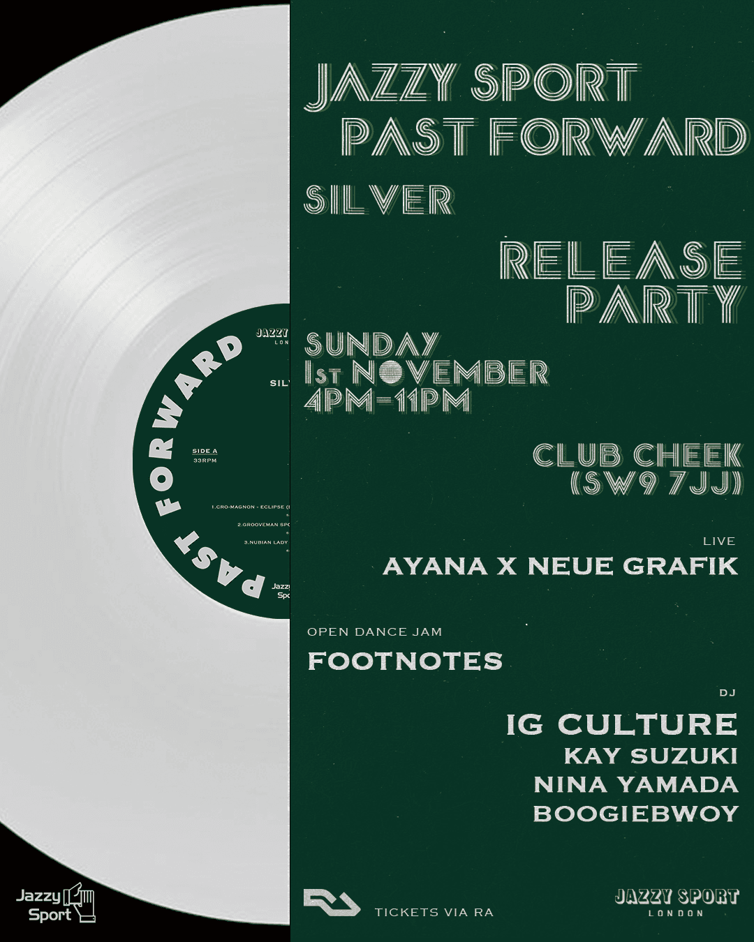 JAZZY SPORT PAST FORWARD RELEASE PARTY