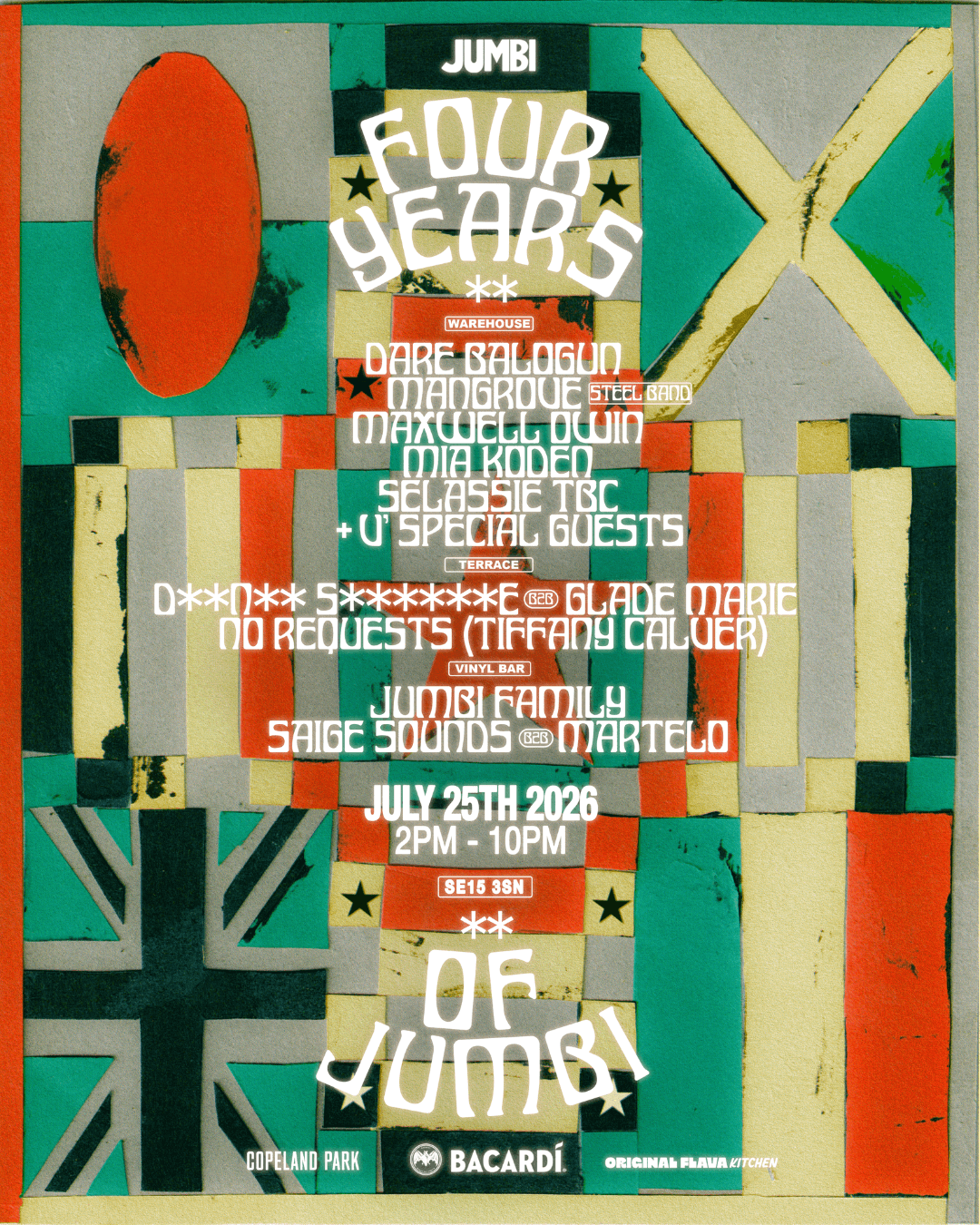 Jumbi 4th Birthday Warehouse Bash (Jumbi and Unit 08)