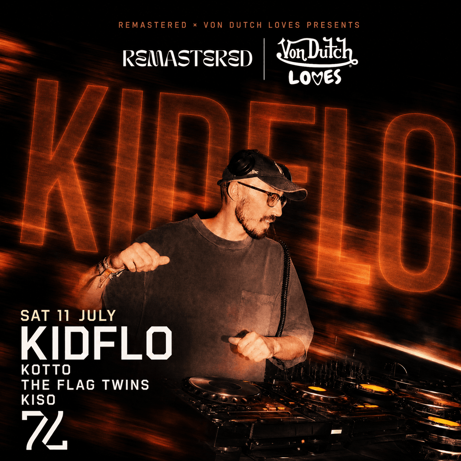 Kidflo, KOTTO, THE FLAG TWINS, KISO Welbeck Street
