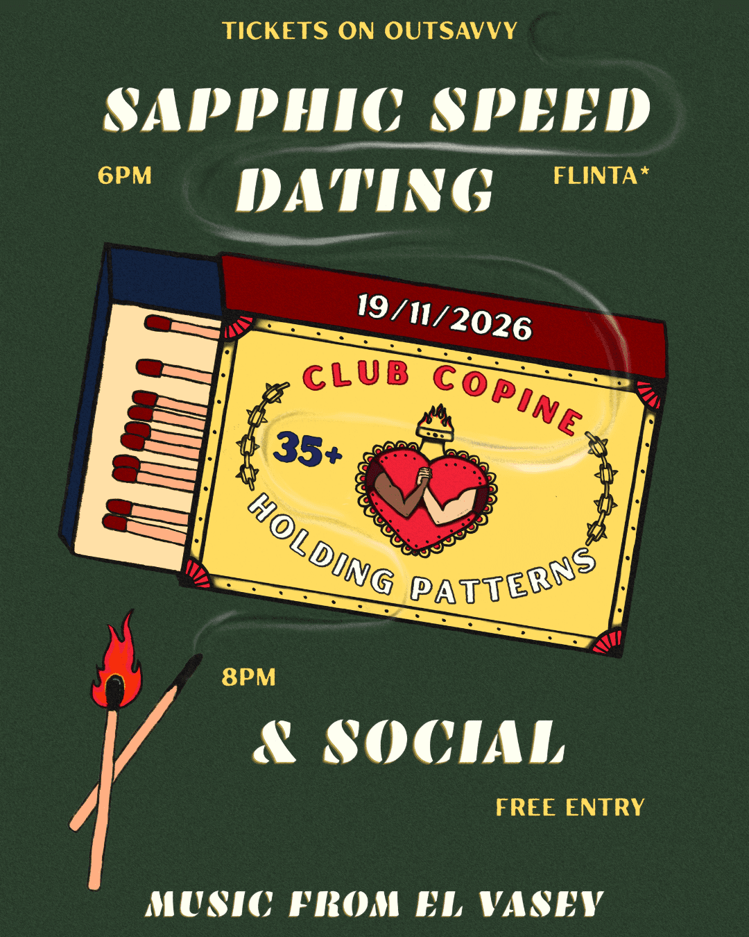 Club Copine Sapphic Speed Dating (35+) & Social
