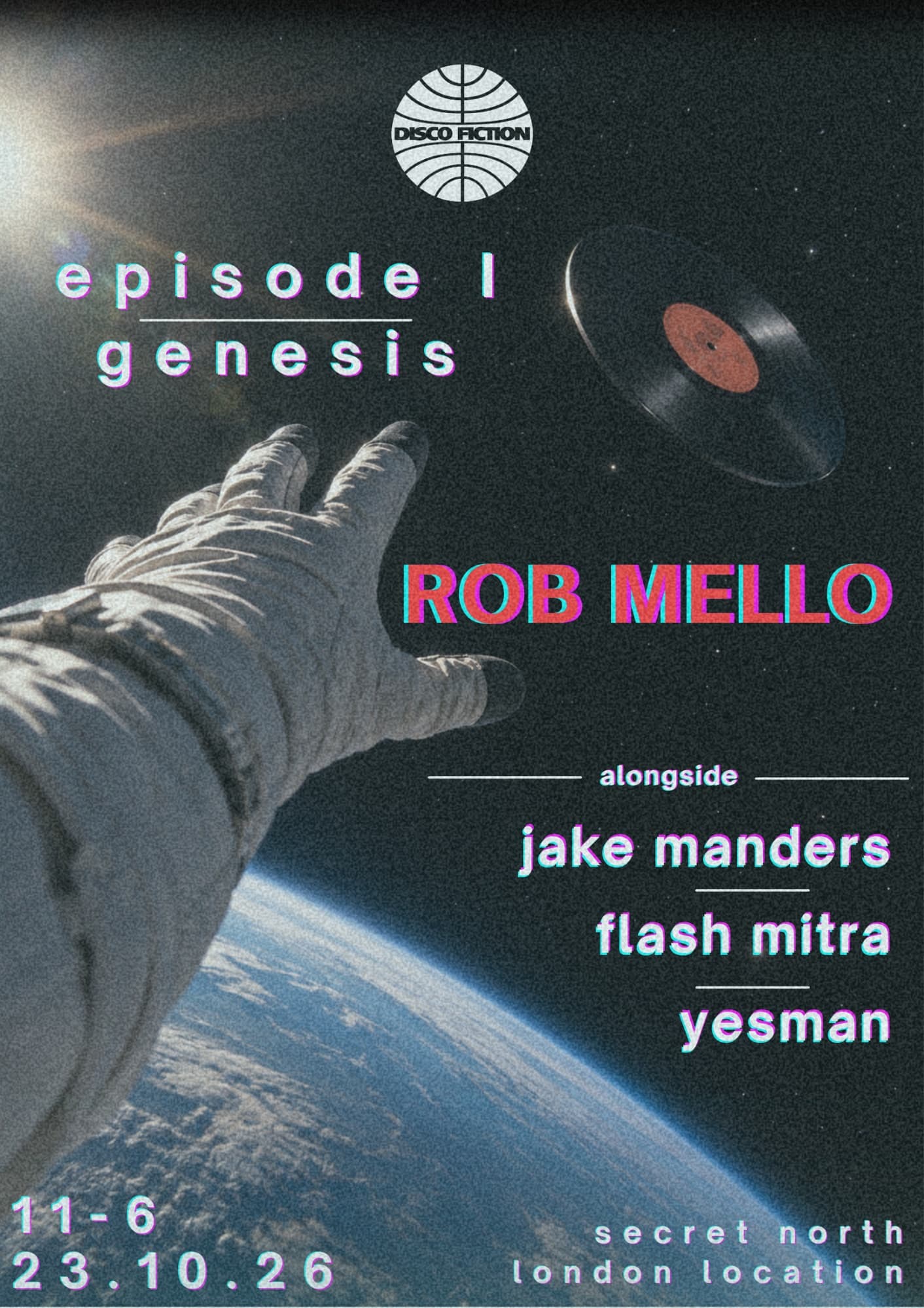 DISCOFICTION: Rob Mello, Jake Manders, Flash Mitra
