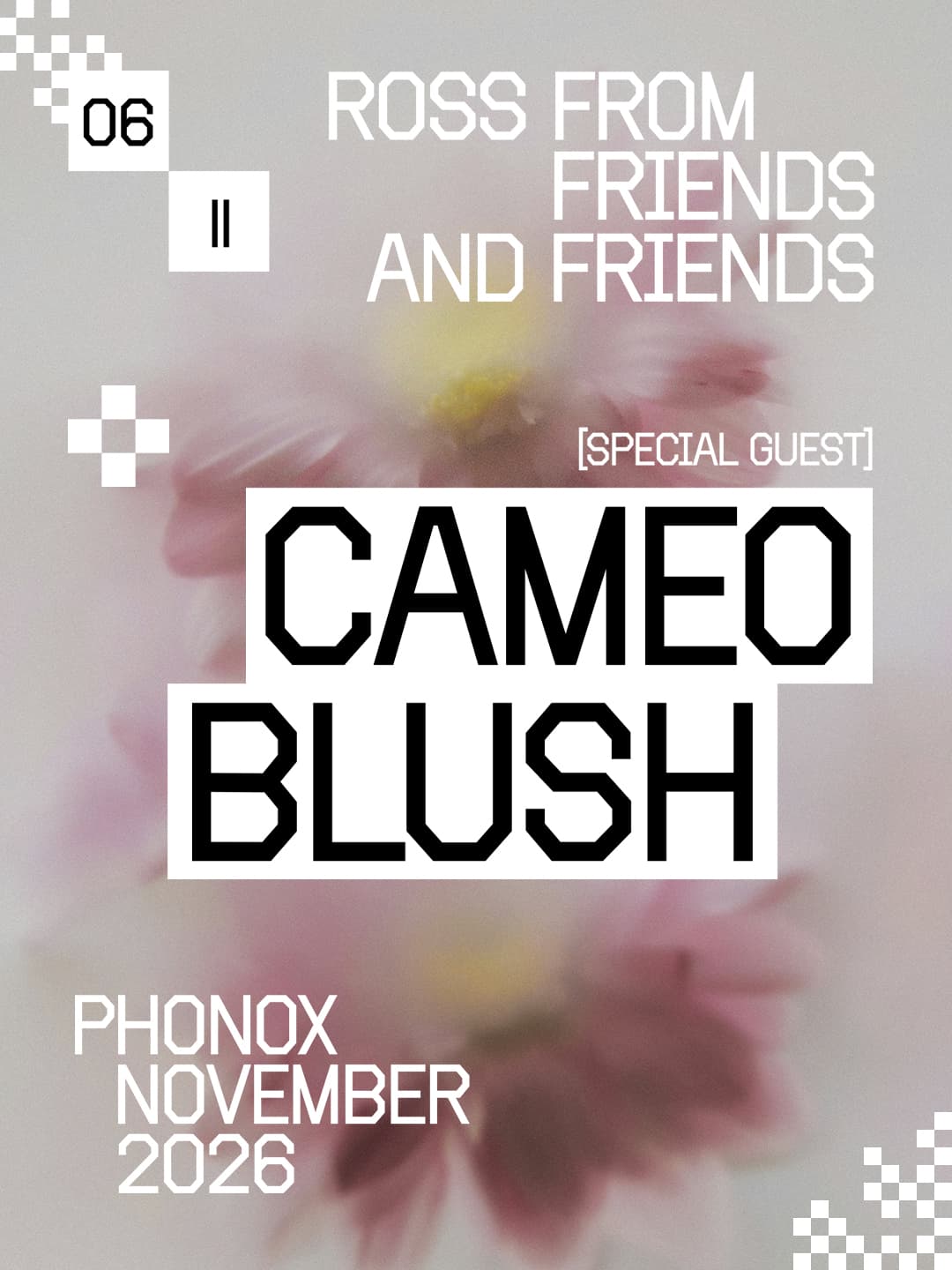 Ross From Friends & Cameo Blush: 4 Fridays at Phonox (Opening Party)