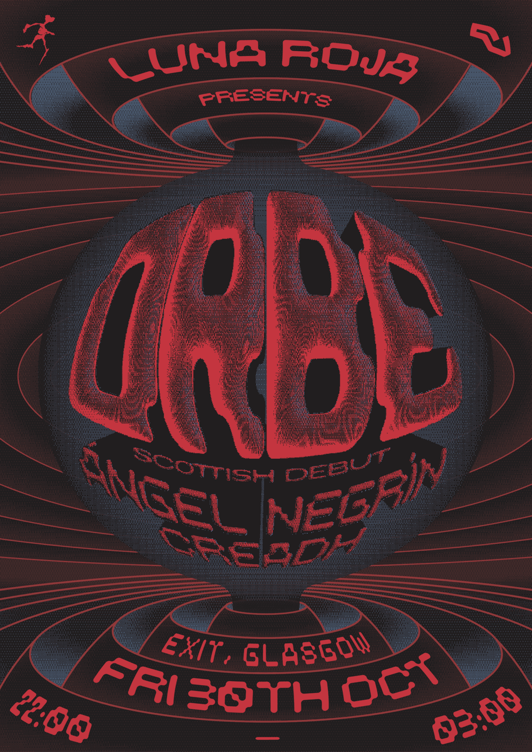 Luna Roja presents: ORBE (w/ Ángel Negrín & Creadh)