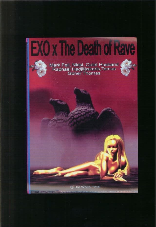 EXO: Nkisi / Mark Fell / Quiet Husband/ Tamus / Raphaèl Hadjílàskaris / Conor Thomas
