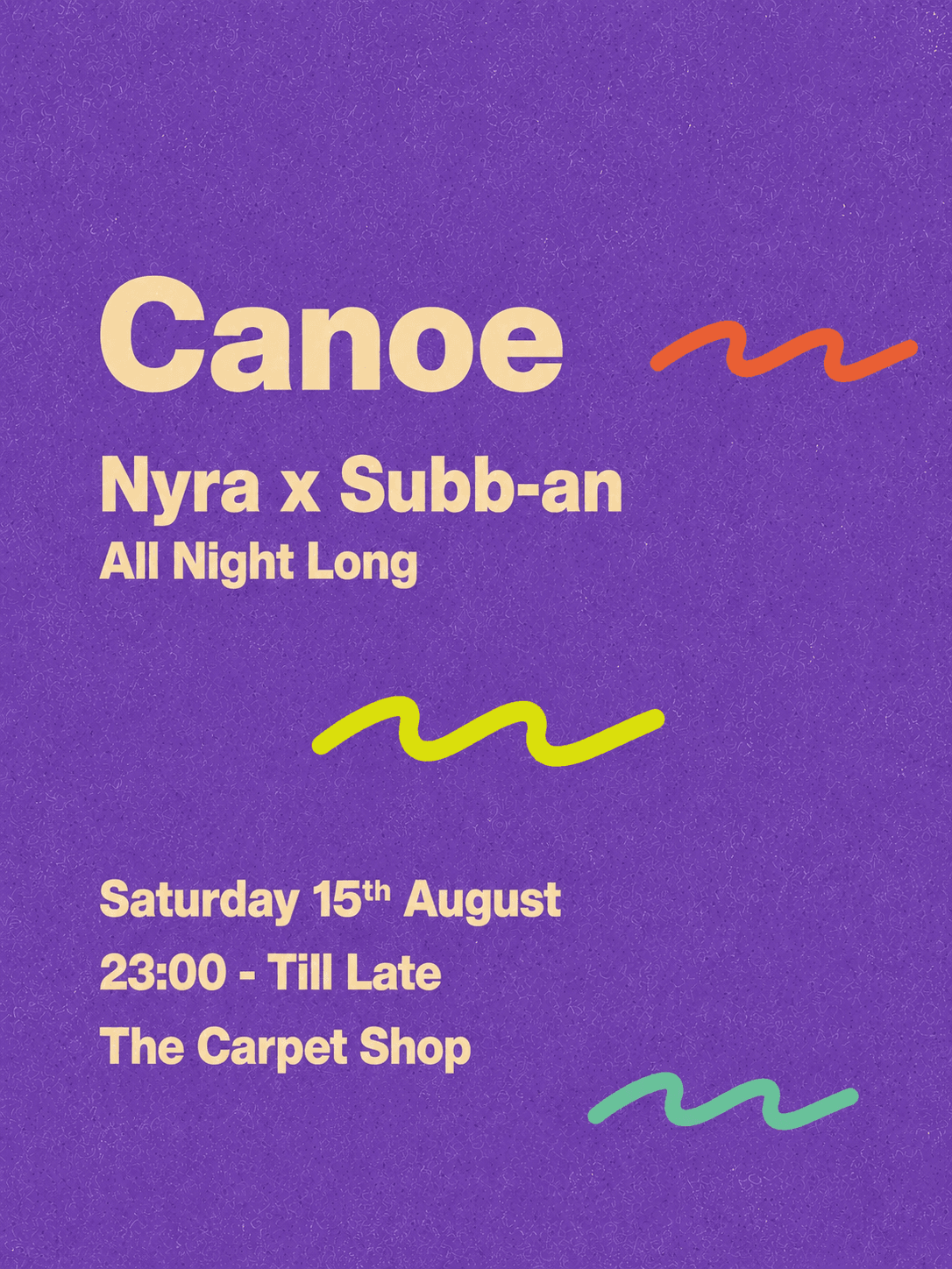 CANOE w Nyra x Subb-an