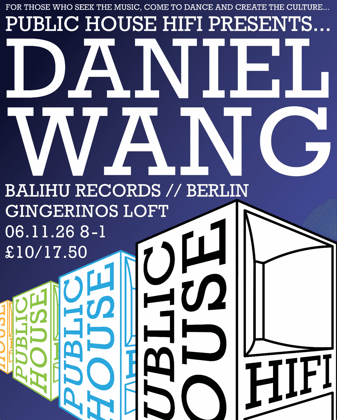 Public House Hifi presents Daniel Wang (Balihu Records / Berlin)