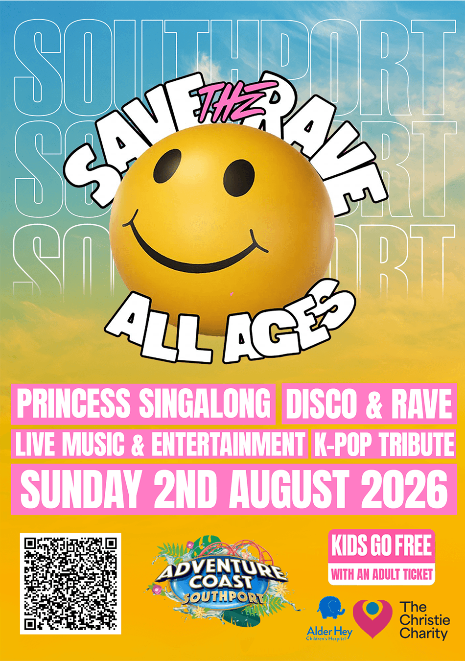 Save The Rave - Family Festival Southport Adventure Coast