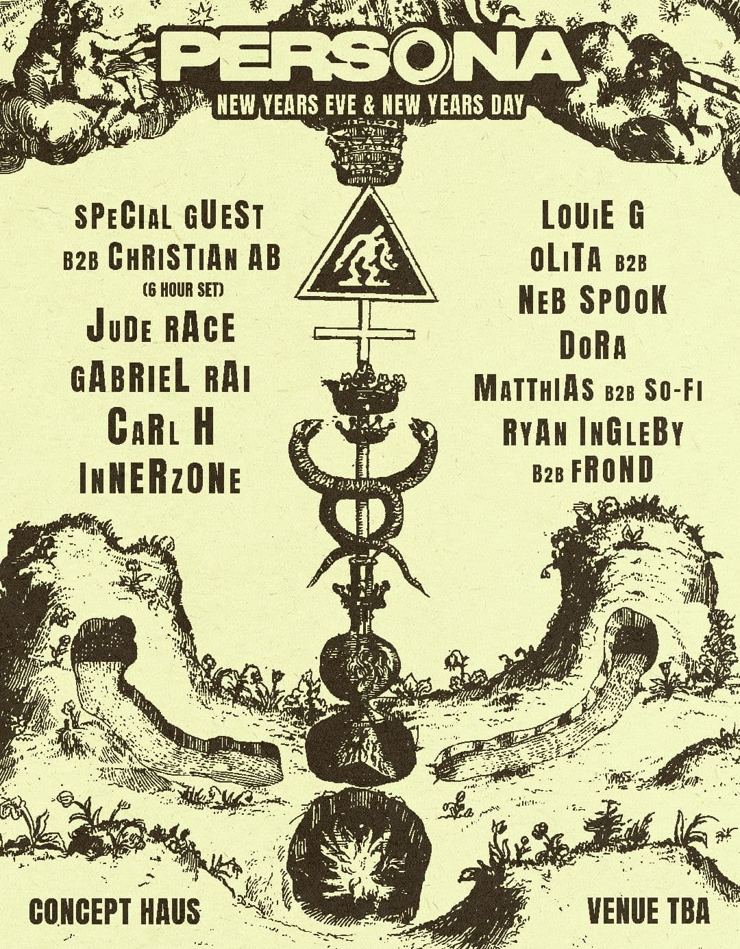 Persona - NYE & NYD 28 Hour Celebration - PART 1 AT CONCEPT HAUS