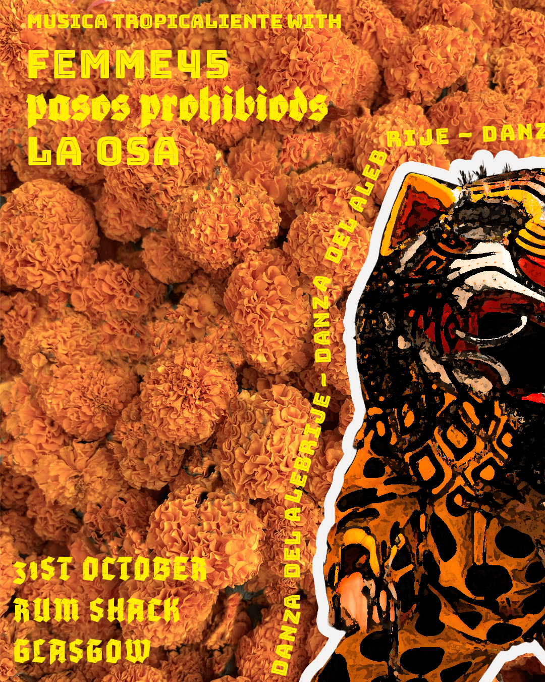 Upcoming event poster at The Rum Shack