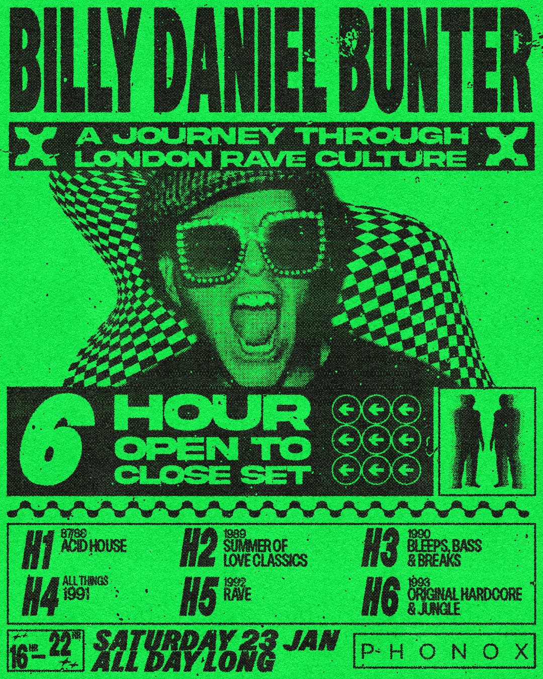 Billy Daniel Bunter: 6 hour open to close set - A Journey Through London Rave Culture