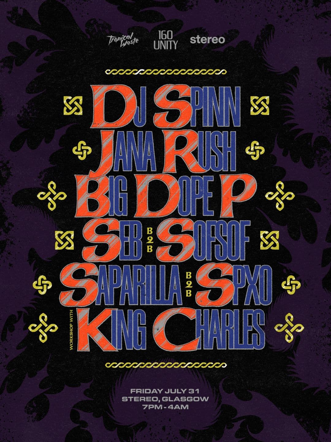 160 Unity x Stereo: DJ Spinn, Jana Rush, Big Dope P, Seb + more