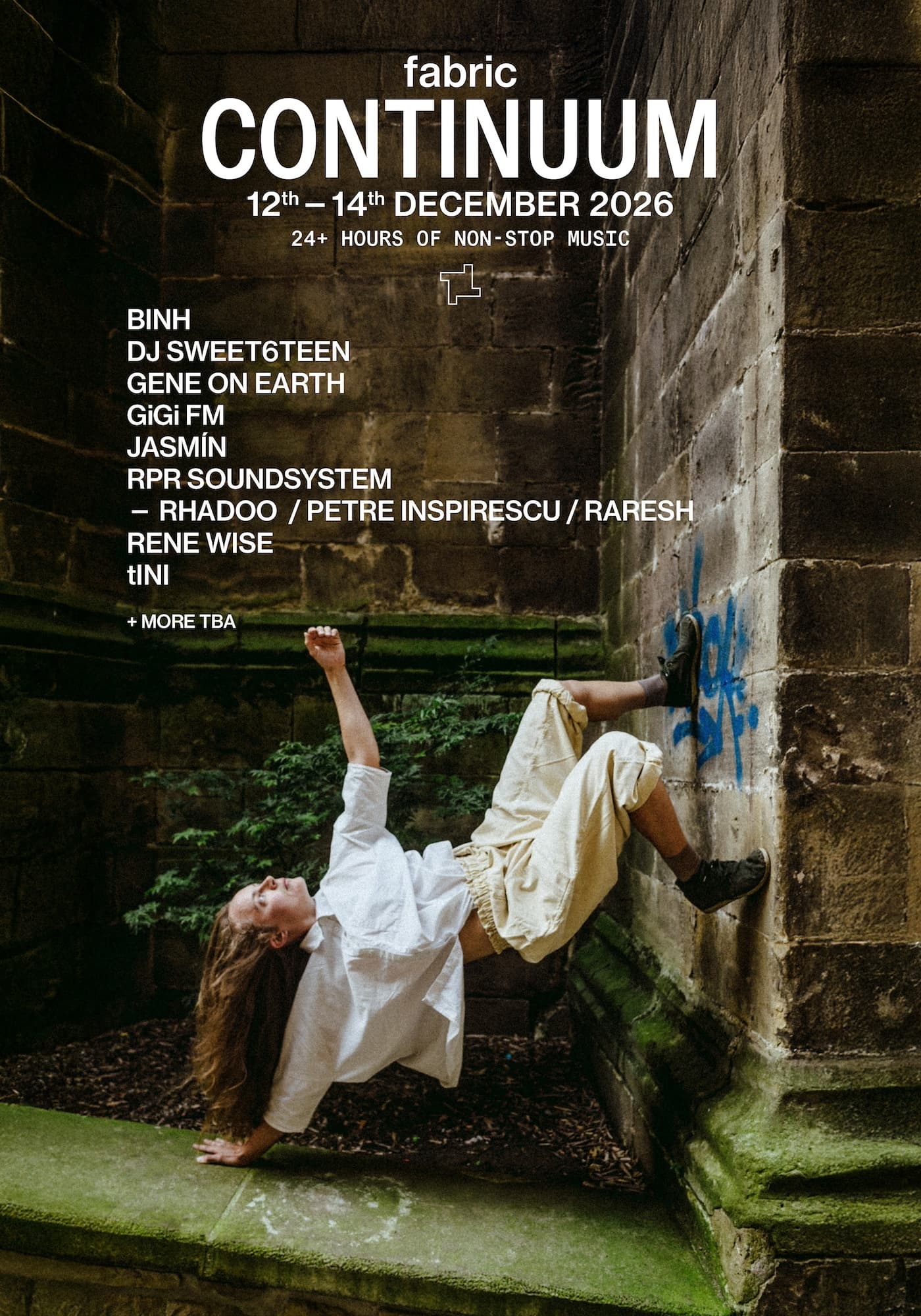 fabric Continuum: RPR Soundsystem, Gene On Earth, Rene Wise, Binh, tINI, GiGi FM, dj sweet6teen at FabricXX