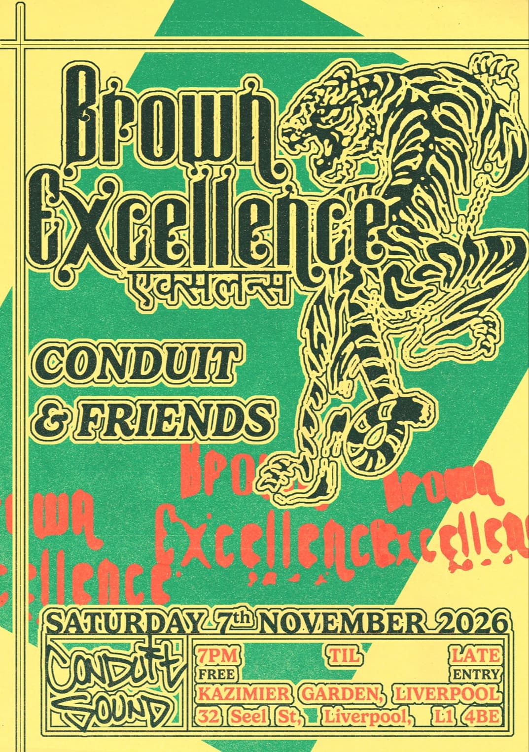 Kazimier Garden presents: Brown Excellence w/ Conduit Sound