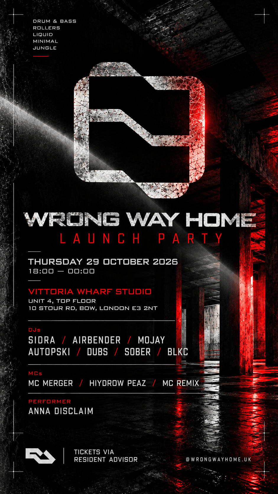 Wrong Way Home: Launch Party