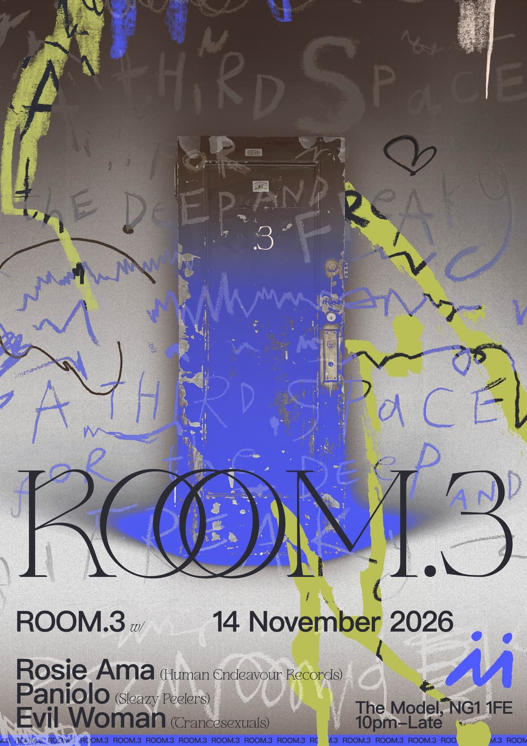 ROOM.3 with Rosie Ama, Paniolo + Evil Woman
