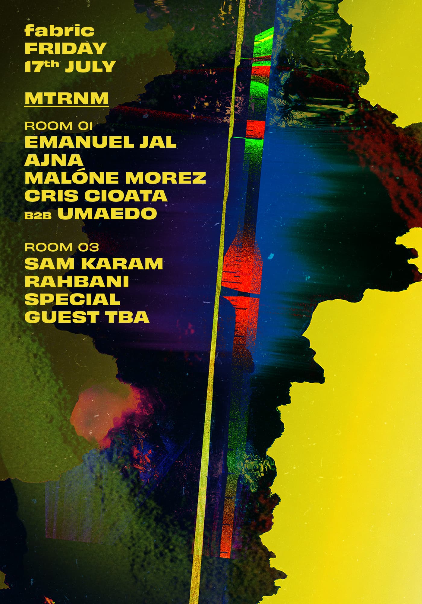 MTRNM: Emmanuel Jal, AJNA, Malóne Morez, Sam Karam, Cris Cioata, Umaedo, Sam Karam, Rahbani