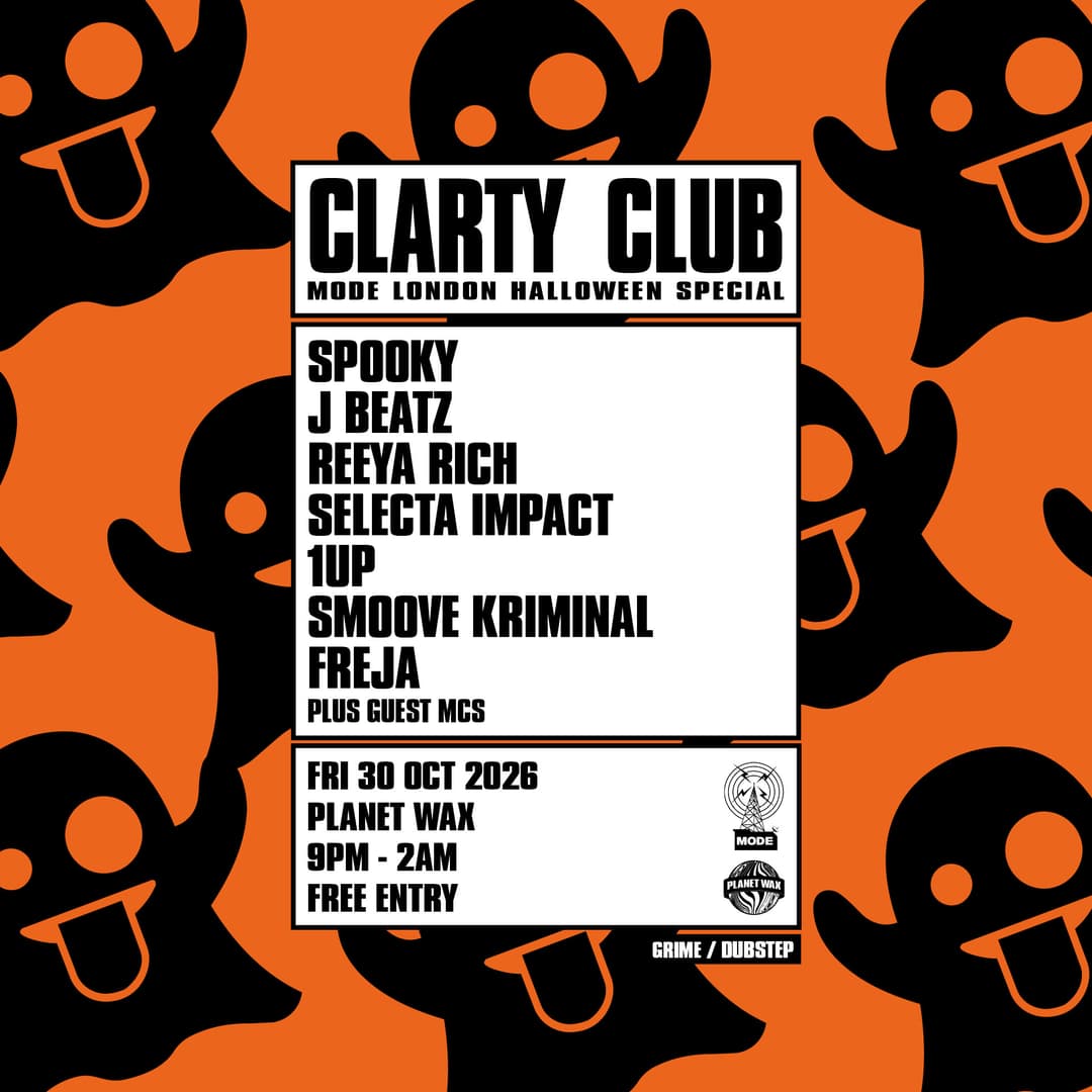 CLARTY CLUB // Mode Radio Halloween Special
