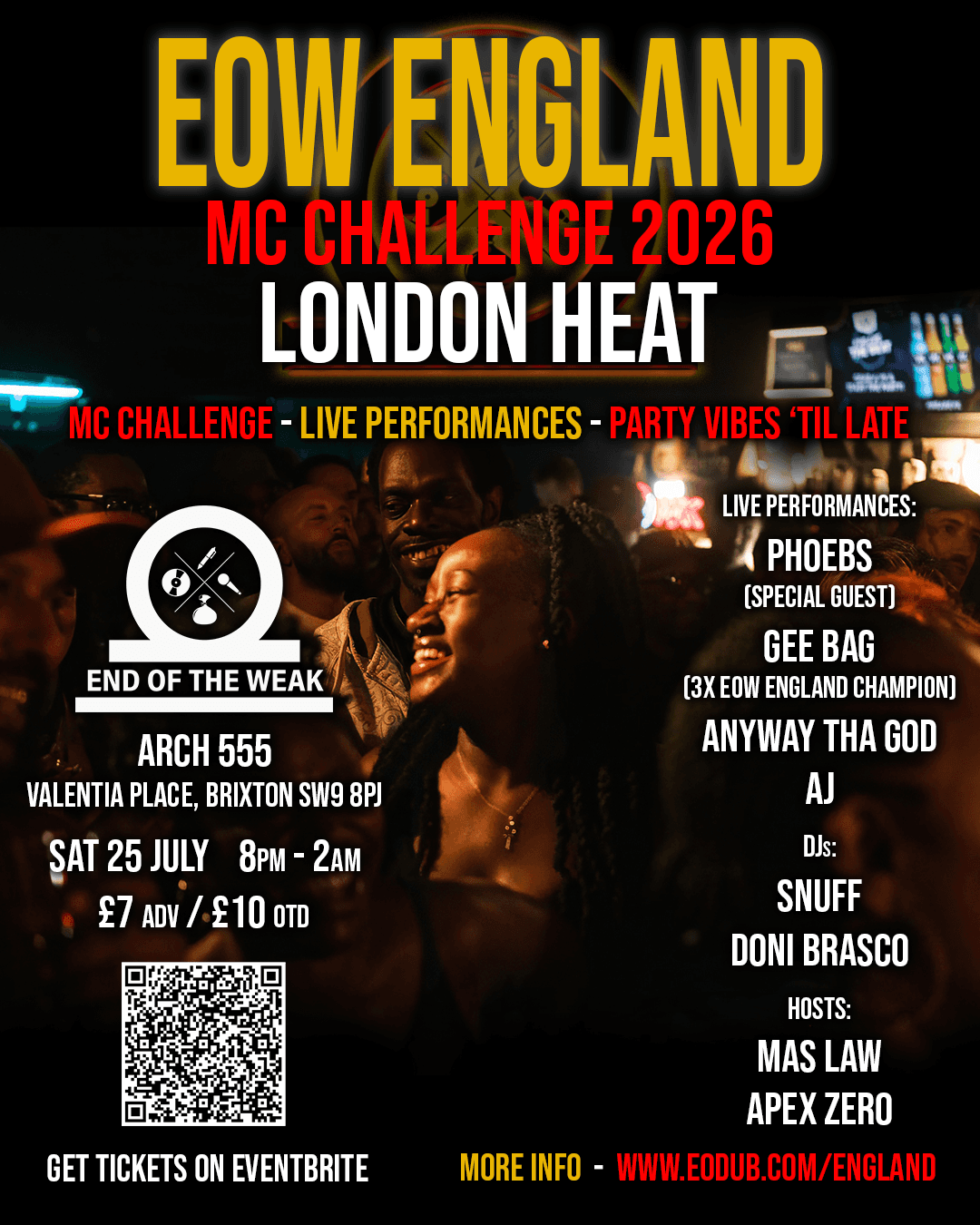 EOW ENGLAND MC CHALLENGE 2026 - LONDON HEAT