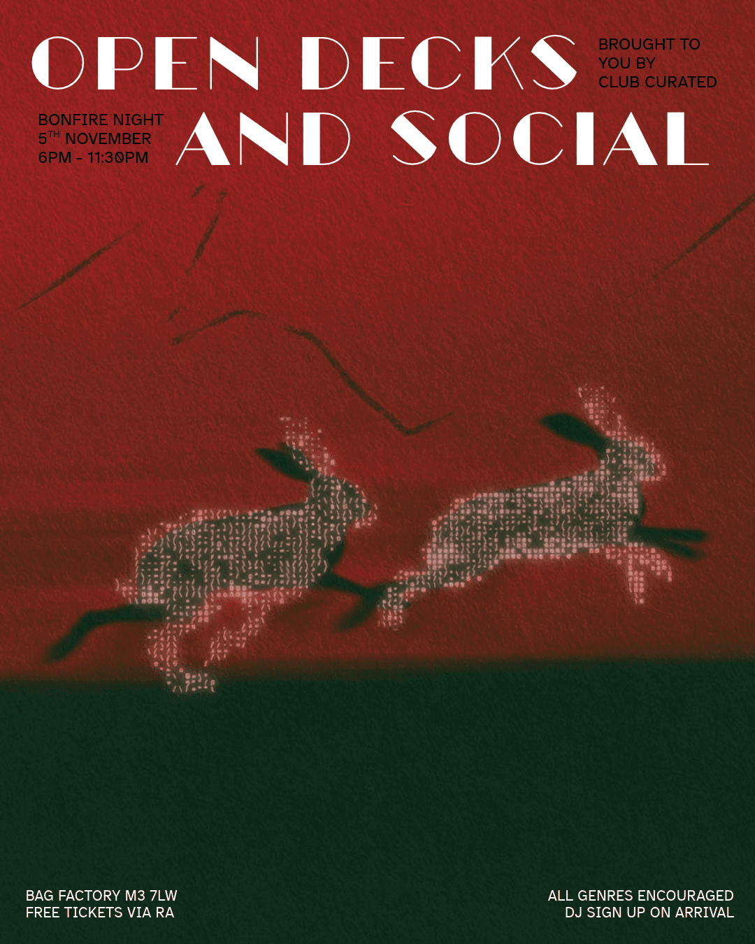 Club Curated: Open Decks & Social - Bonfire Night