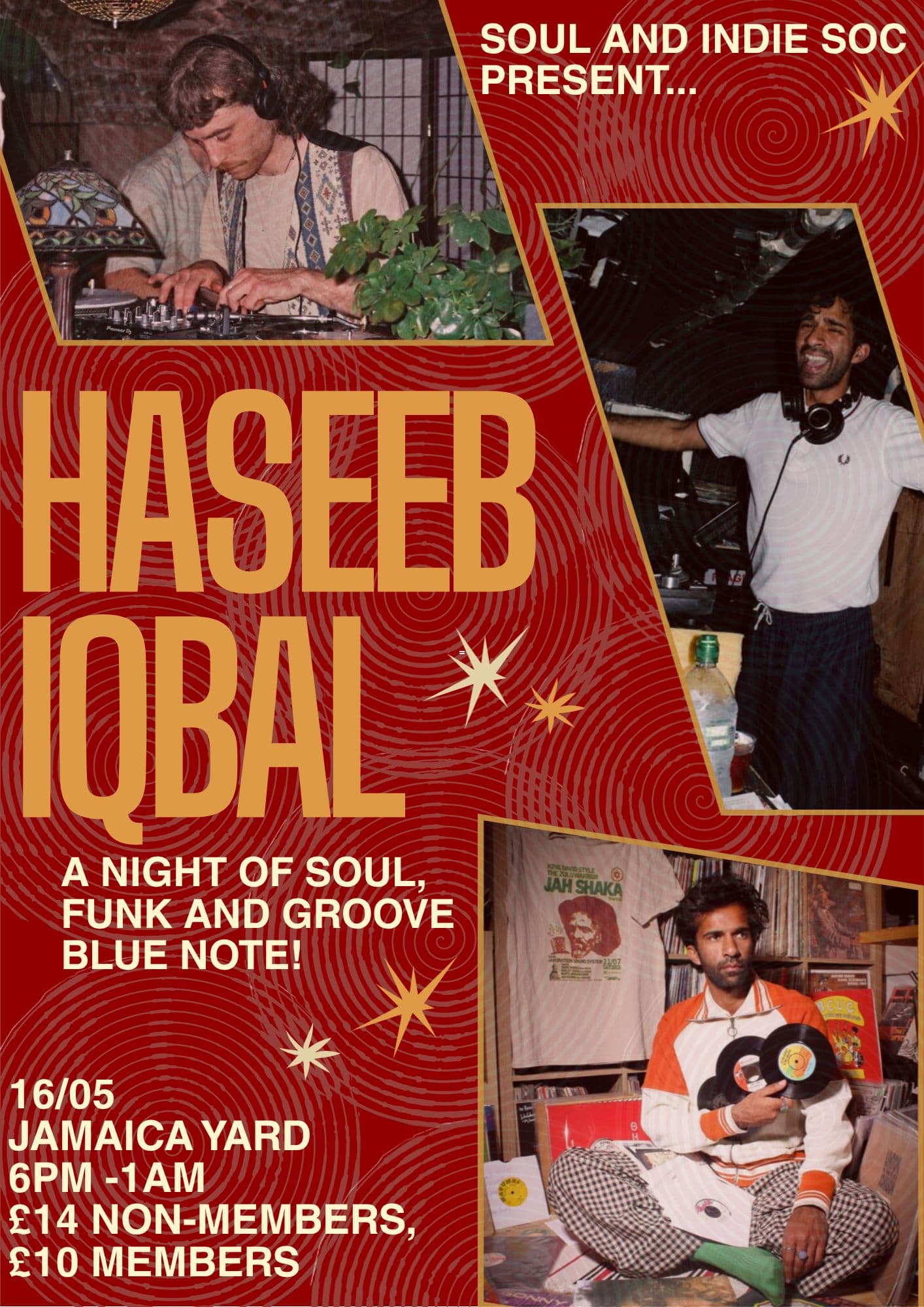 Soul and Indie Soc present Haseeb Iqbal