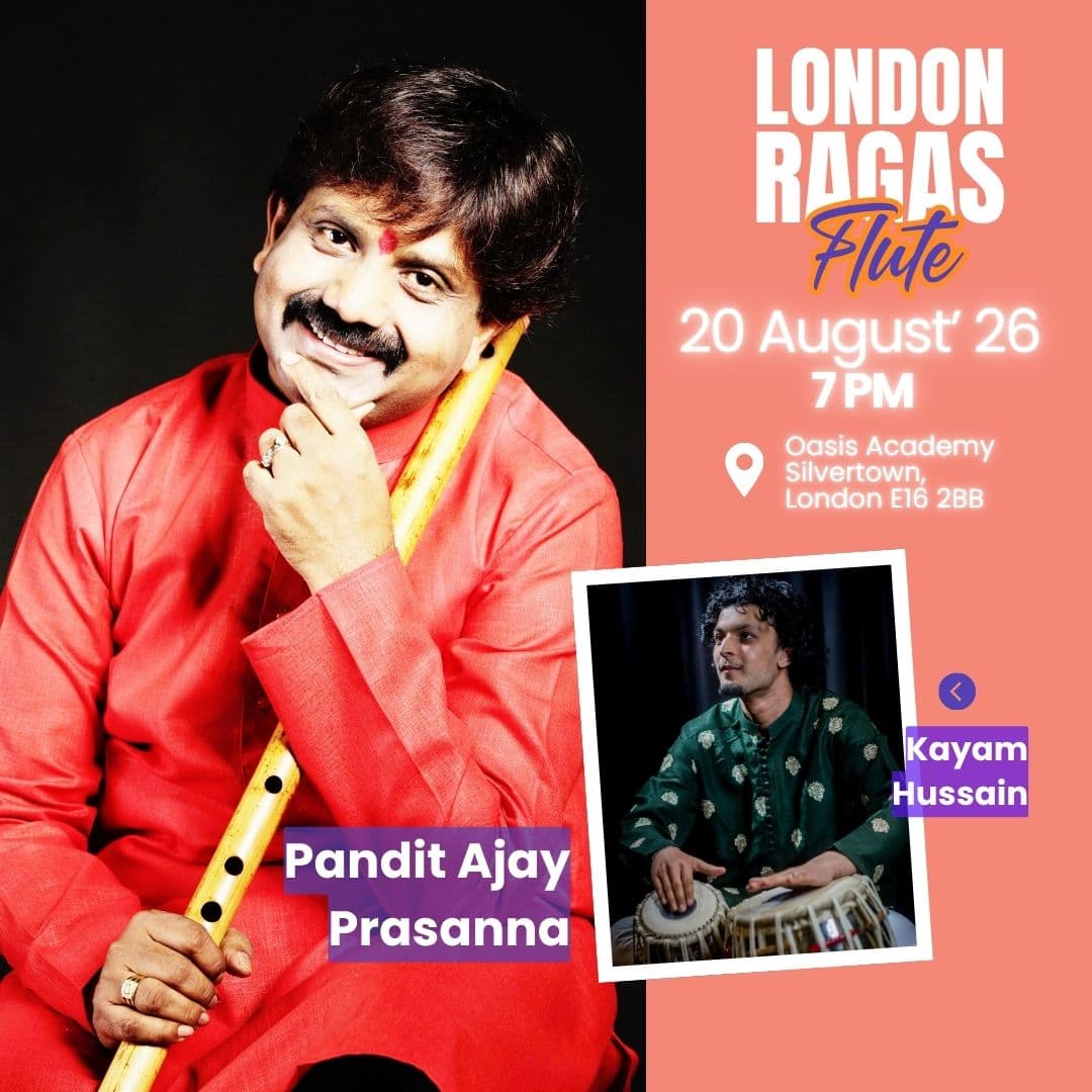 London Ragas: Breath into Sound | Pandit Ajay Prasanna at Oasis Academy Silvertown